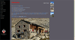 Desktop Screenshot of almagellerhuette.ch